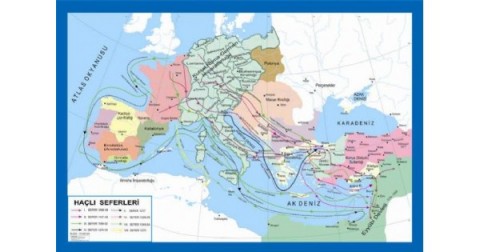 Haçlı Seferleri Tarih Ders Haritası